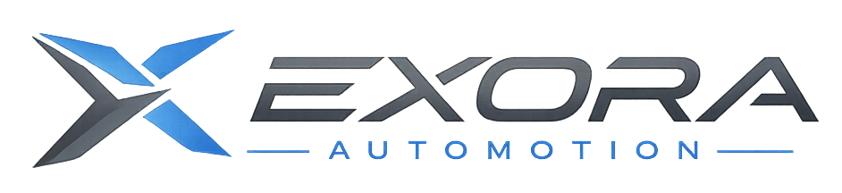 Exora Automation company logo specializing in Automotive IAM automation, cataloging, IAM proces optimization, , IAM integration, IAM data management